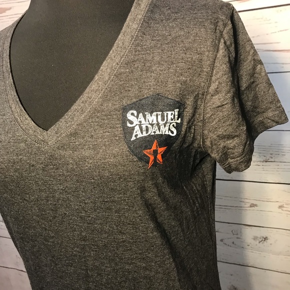 Sam Adams V Neck Tee - Picture 3 of 5